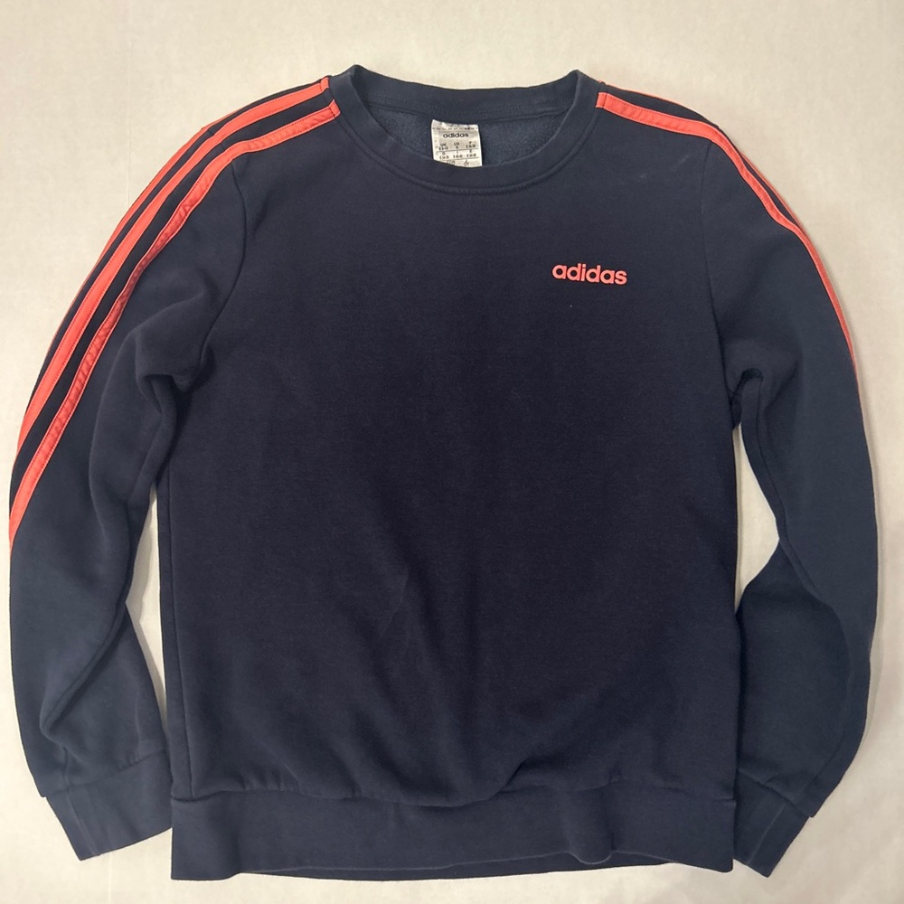 Adidas Women's Essentials 3-stripes Fleece Sweatshirt. Size Small.